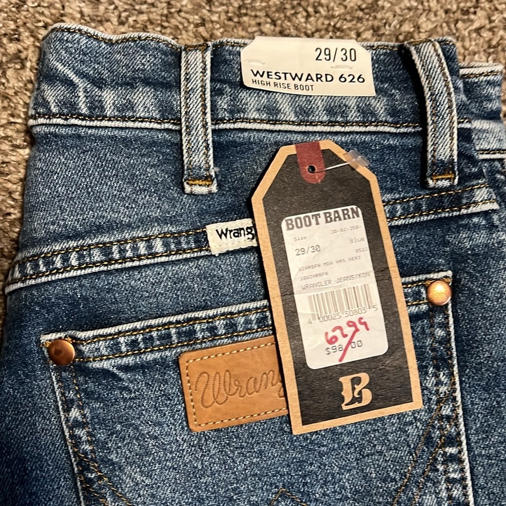 Wrangler Westward 626‎ High Rise Bootcut jeans NWT - Picture 2 of 3